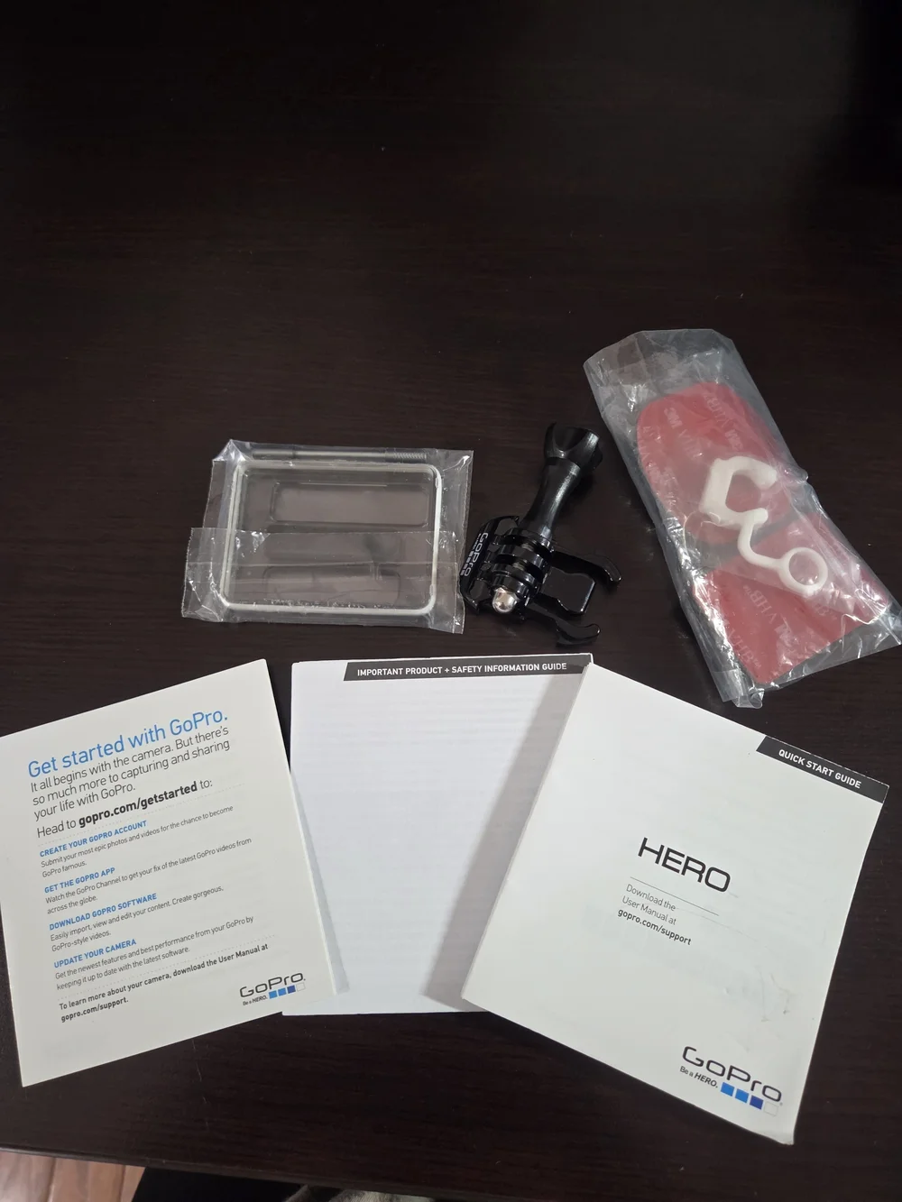 GoPro HERO LCD-Back Camera Housing in Clear/Black